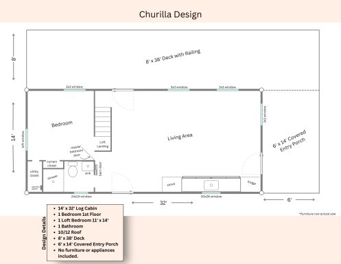 Churilla Log Cabin Blueprint